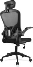 Office Chair Mesh Computer Chair Adjustable Headrest Desk Chair Black JAJALUYA for sale  Shipping to South Africa