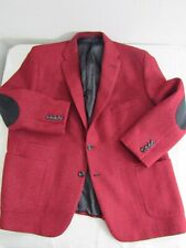 Casaco esportivo Oxxford Clothes sob medida personalizado tweed vermelho 50 R comprar usado  Enviando para Brazil