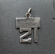 Silver 21st birthday for sale  USA