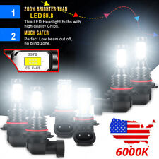 Combo 9005+9006+9145 LED Headlight and Fog Light Bulbs Kit High&Low Beam White comprar usado  Enviando para Brazil