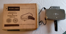 Vintage Black Angus Pizzelle Baker Maker & Sandwich Grill w/ Box - Working for sale  Shipping to South Africa