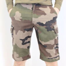 vintage French army CCE camo military shorts bermudas cargo camouflage woodland comprar usado  Enviando para Brazil