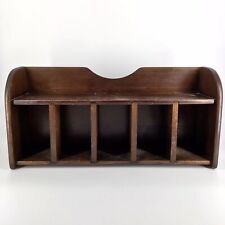 Wood Knick Knack Shelf Wall Cubby Display Shelf Wooden, used for sale  Shipping to South Africa