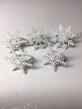 snowflake napkin holder rings for sale  Masury