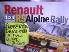 ITALERI 1/24 scale RENAULT R5 ALPINE RALLY CAR. MODEL KIT BOXED *MINOR ASSEMBLY* for sale  UK