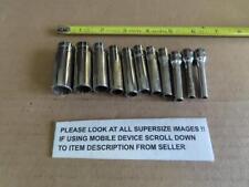 Used, SNAP ON TOOLS 1/4" DR 11 PC  DEEP SOCKET SET 5/32 TO 9/16" 6 PT SET 110STMY + 1 for sale  Shipping to South Africa