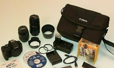 Lentes Canon EOS Rebel T5/EOS 1200D 18-55 y 55-250 Empuñadura y accesorios segunda mano  Argentina 