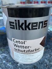 1 liter Sikkens Cetol weather protection paint clay open container residual lot for sale  Shipping to South Africa