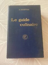 Guide culinaire escoffier d'occasion  Boulogne-sur-Mer