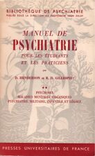 Manuel psychiatrie henderson d'occasion  Saint-Philbert-de-Grand-Lieu