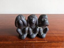 Three wise monkeys for sale  TORPOINT
