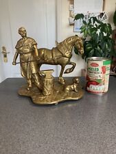 Solid brass horse for sale  CHEADLE