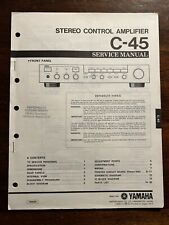 Usado, Amplificador de controle de som natural Yamaha C-45 manual de serviço original genuíno comprar usado  Enviando para Brazil