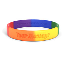 rainbow wrist bands for sale  Logan