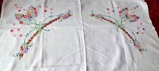 Pretty vintage embroidered for sale  SHOREHAM-BY-SEA