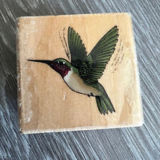 Hummingbird rubber stamp for sale  Shipping to Ireland