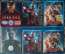 Iron Man Trilogy Ultimate 2 3 Coleção Blu-ray DVD Lote 6 Discos Conjunto com Capa, usado comprar usado  Enviando para Brazil