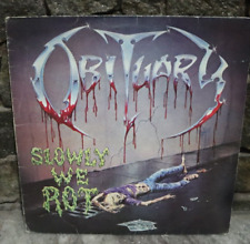 OBITUARY Slowly We Rot LP 1989 First Pressing Death Metal, usado comprar usado  Brasil 
