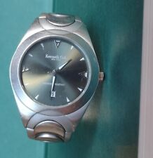Reloj para hombre Kenneth Cole, 37 mm, tono plateado, correa de acero inoxidable, reloj de vestir segunda mano  Embacar hacia Argentina