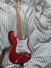 fender squier stratocaster red for sale  WOODBRIDGE