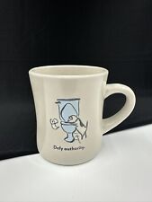 Dog Mug “Defy Authority” Bad Dog Wisdom Restaurant Ware Coffee Cup Dog Toilet for sale  Shipping to South Africa