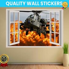 Apache helicopter wall for sale  CHESTERFIELD