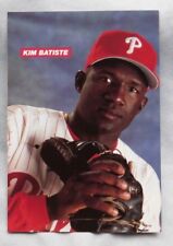 Cartão de beisebol Kim Batiste Phillies 4x6 1992 Medord Meats comprar usado  Enviando para Brazil