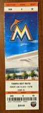 Ingresso esboço Miami Marlins 06-10-12 vs Rays - Marlins Park - L1 - Frete rápido comprar usado  Enviando para Brazil