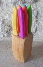 Set couteaux multicolore d'occasion  Bayeux
