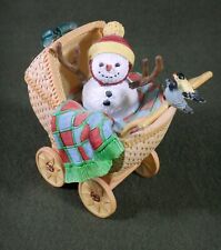 PACOTE DE NEVE decoração de Natal LENOX boneco de neve bebê artista LYNN BYWATERS, usado comprar usado  Enviando para Brazil