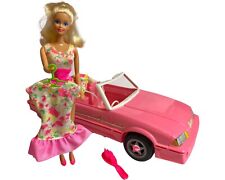 Raro Vintage Barbie Mattel 1993 Rosa Ford Mustang Carro 1991 Boneca Ibiza Anos 90 Retrô, usado comprar usado  Enviando para Brazil