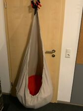 Ikea Hängesessel Hängesack inkl. Luftpolster grau/rot gebraucht kaufen  Volkach