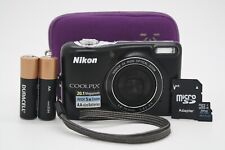 Câmera Nikon COOLPIX L32 20.1MP - Preta - Completa com Cartão SD 32GB e Mais! comprar usado  Enviando para Brazil
