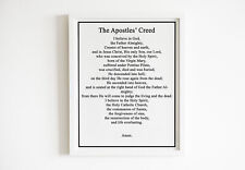 Apostles creed poster for sale  Katy