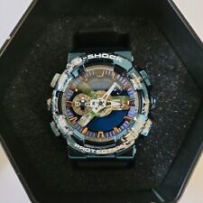 Relógio analógico digital azul CASIO G-SHOCK GM-110EARTH-1AJR enviado de NC, EUA comprar usado  Enviando para Brazil