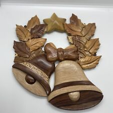 Wood marquetry wreath for sale  Apple Valley