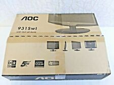 Usado, Monitor LCD Widescreen AOC Preto 18,5" (931SWL) ~ Novo em Caixa Aberta h6 comprar usado  Enviando para Brazil