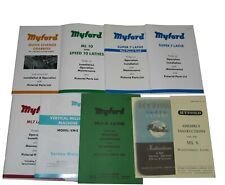 Myford lathe manual for sale  Shipping to Ireland