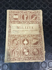 Libro milizia 1930 usato  Italia