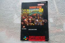 Notice Super Nintendo / Snes manual Donkey Kong Country 2 livreto original noe comprar usado  Enviando para Brazil