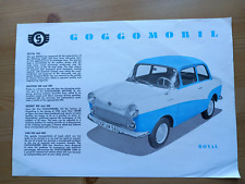 Goggomobil range sales for sale  Ireland