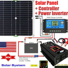 Kit completo de paneles solares 6000 W inversor de potencia conjunto de 12 V controlador cargador de batería segunda mano  Embacar hacia Argentina
