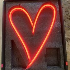 Heart led neon for sale  Wayne