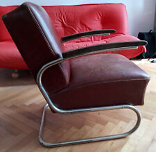 Bauhaus Sessel S411, Originalzustand, braunes Leder gebraucht kaufen  Deutschland