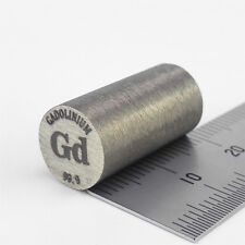 Used, Gadolinium Metal Rod 99.9% 10diameter x20mm length 12.4grams Element Gd Specimen for sale  Shipping to South Africa