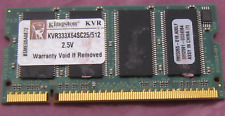 KINGSTON Memory Type KVR333X64C25/512, 512MB DDR 333MT/s Non-ECC Unbuffered for sale  Shipping to South Africa