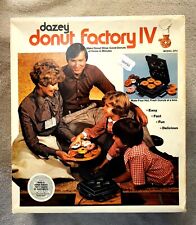 Vintage 1970s Donut Maker Dazey Doughnut Factory IV DF4 with Box & Manual Works for sale  Shipping to South Africa