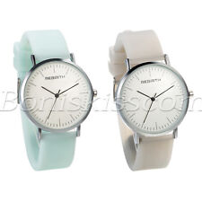 Relógios de pulso femininos analógicos quartzo pulseira de silicone cor gelatina charme simples comprar usado  Enviando para Brazil