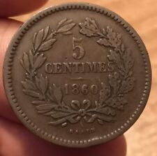 Moneta centimes 1860 usato  Olbia