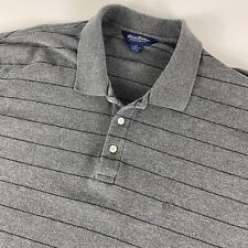 Camisa polo masculina Brooks Brothers adulto XXL desempenho malha listrada cinza algodão comprar usado  Enviando para Brazil